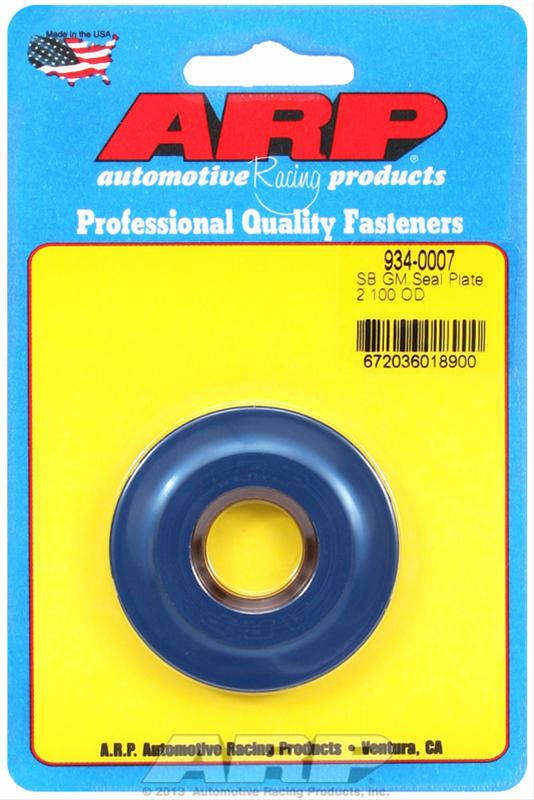 ARP Camshaft Drive Seal Plates 934-0007 Cam Plate, GM Small Block, 2.100" Diameter