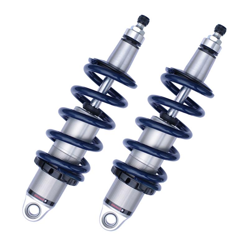 RideTech Coilover Shocks and Struts 11013110 Suspension System, HQ Series Front CoilOvers for 1955-1957 Chevy BelAir. For use with OEM arms. Sold as pair, includes springs.