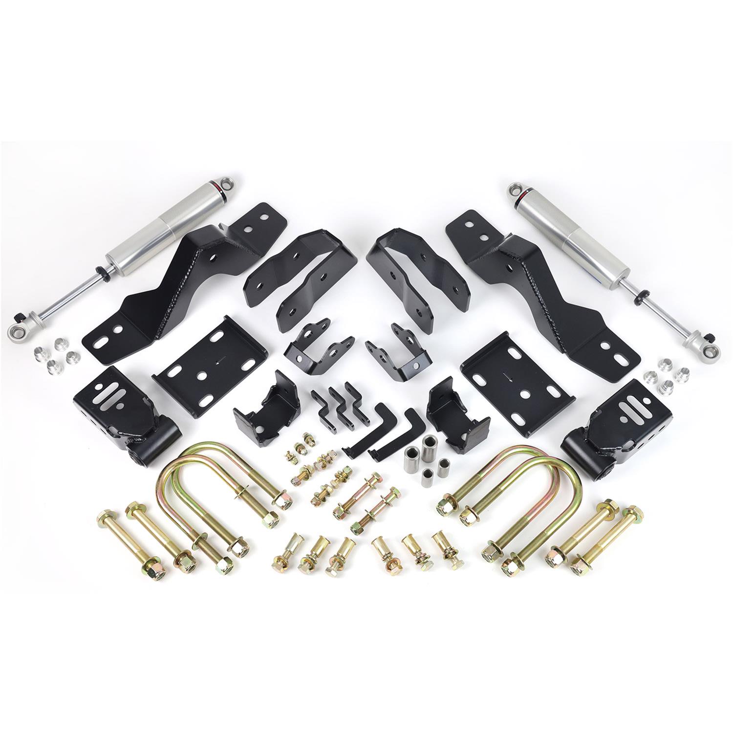 RideTech 2019-25 Silverado/Sierra 1500 Group B Suspension Lowering Kits 11720111 System, Front 1.00-3.00 in. Drop Coilover, Rear 4.00 in. Drop Flip Bracket, HQ Series Rear Shocks, Chevy/GMC, RWD, Kit thumbnail 2