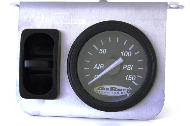 Ridetech Single Analog Control Panel w/ Electrical Pneumatic Switch thumbnail 2