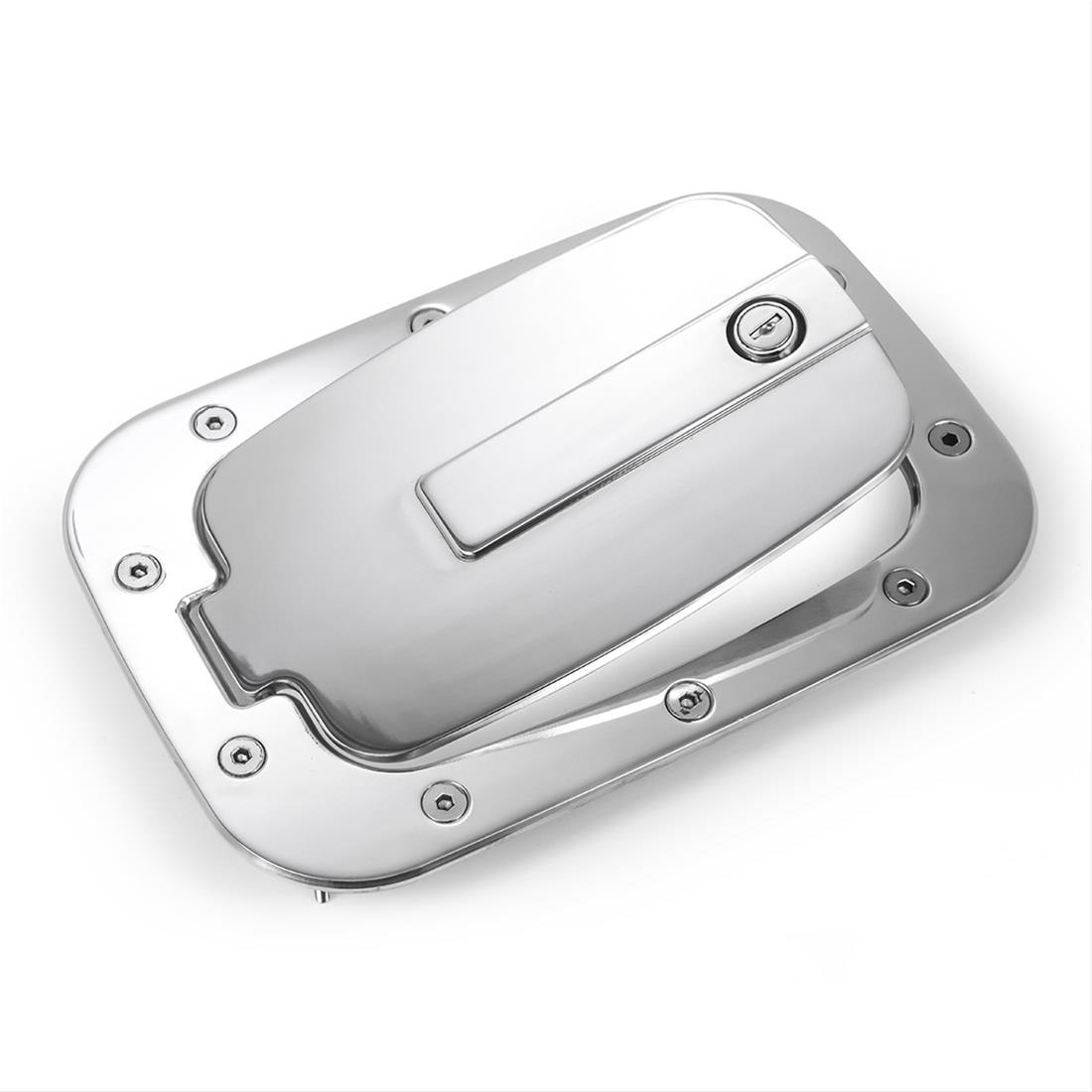 AMI 6158CL Race Style Billet Fuel Dr 10 3/8 X 7 Ring 8 X 4 5/8 Door-Chrome Locking 