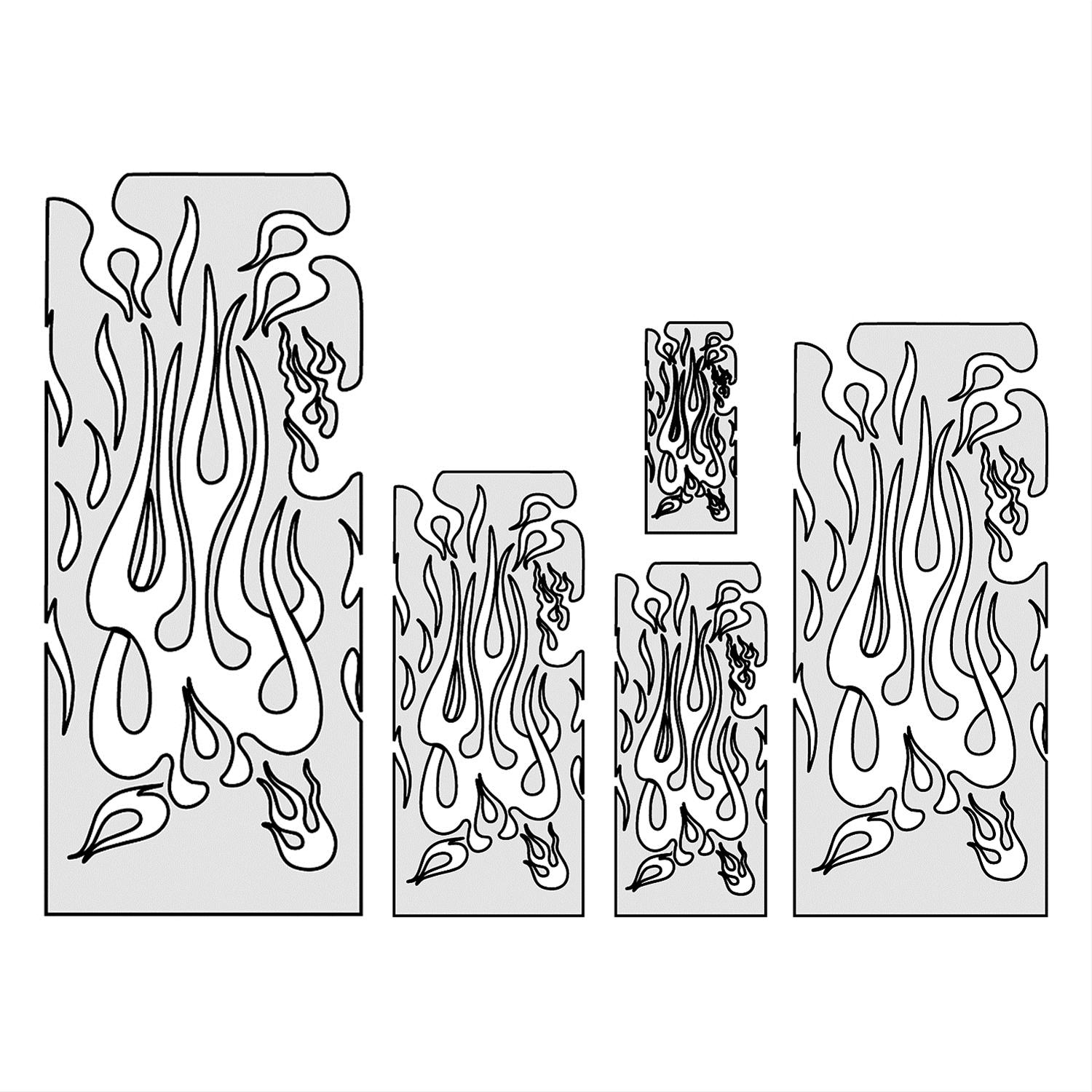 Anest Iwata FH-FM Anest Iwata Freehand Airbrush Painting Templates ...