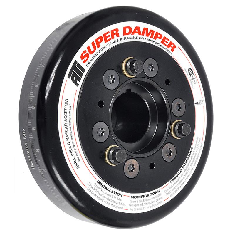ATI Damper - 7.074in - Alum - Chevy SB - w/BB 1.600 Snout - C-Bore Front - 3 Ring