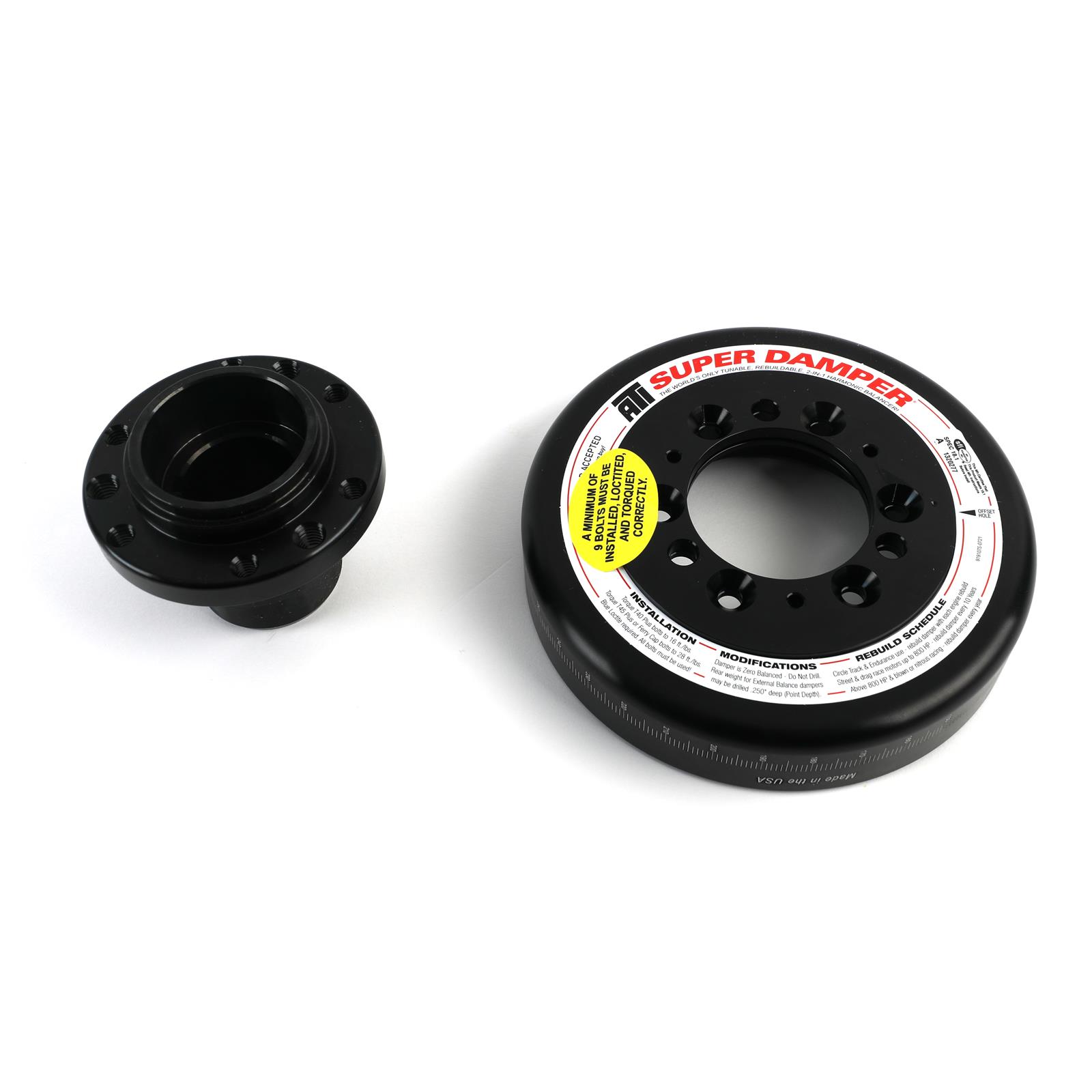 ATI Damper - 7.074in - Alum - Olds V8 267-455 - 3 Ring