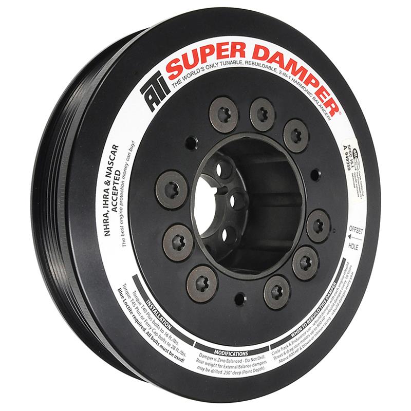 ATI Damper - 6.570in - Alum - 6 Grv - Audi - Street thumbnail 2