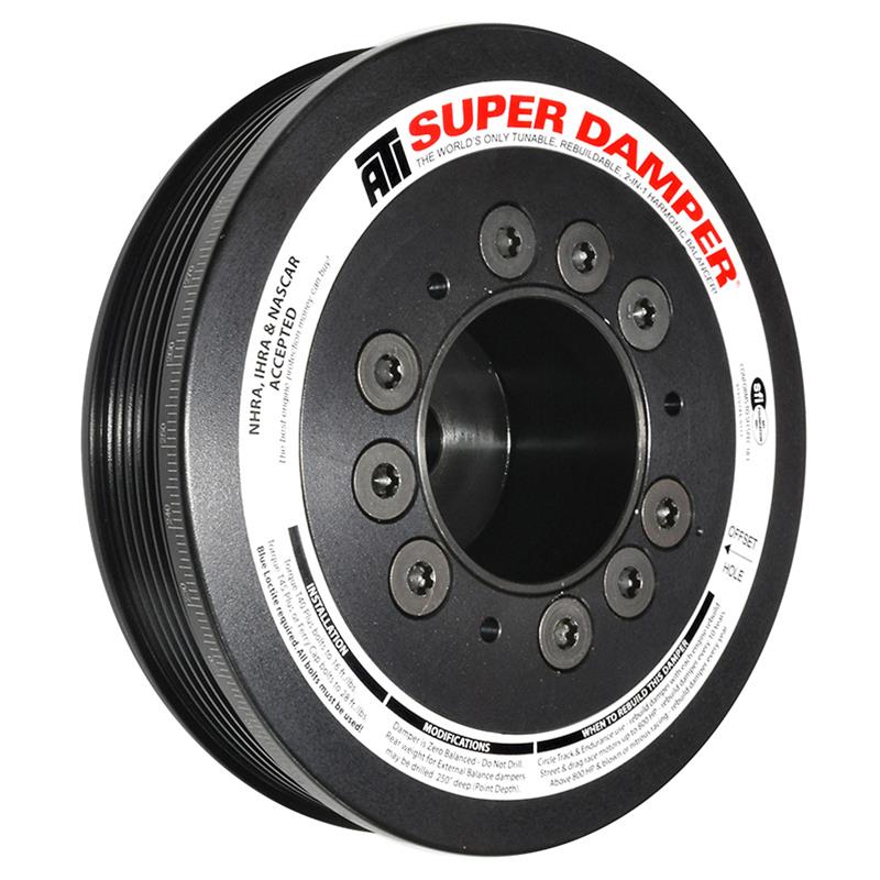 ATI Damper - 6.570in - Steel - 6 Grv - Audi - High HP - Race Version thumbnail 2