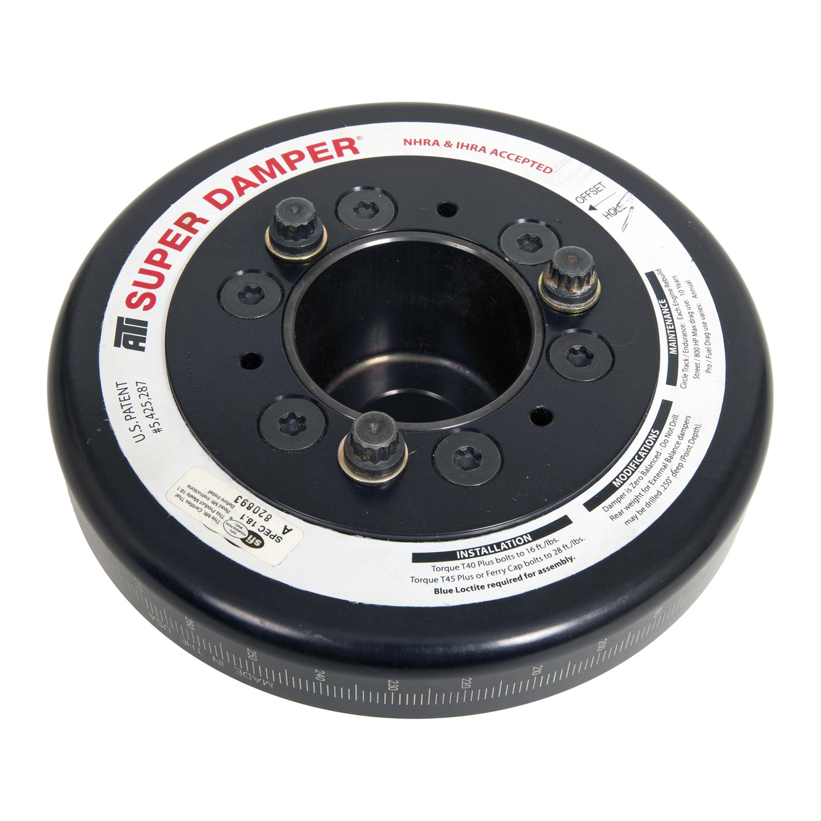 パーツ PERFECT DAMPER EXECUTIVE ATI Performance Products ATI918586 ATI Super Damper Serpentine