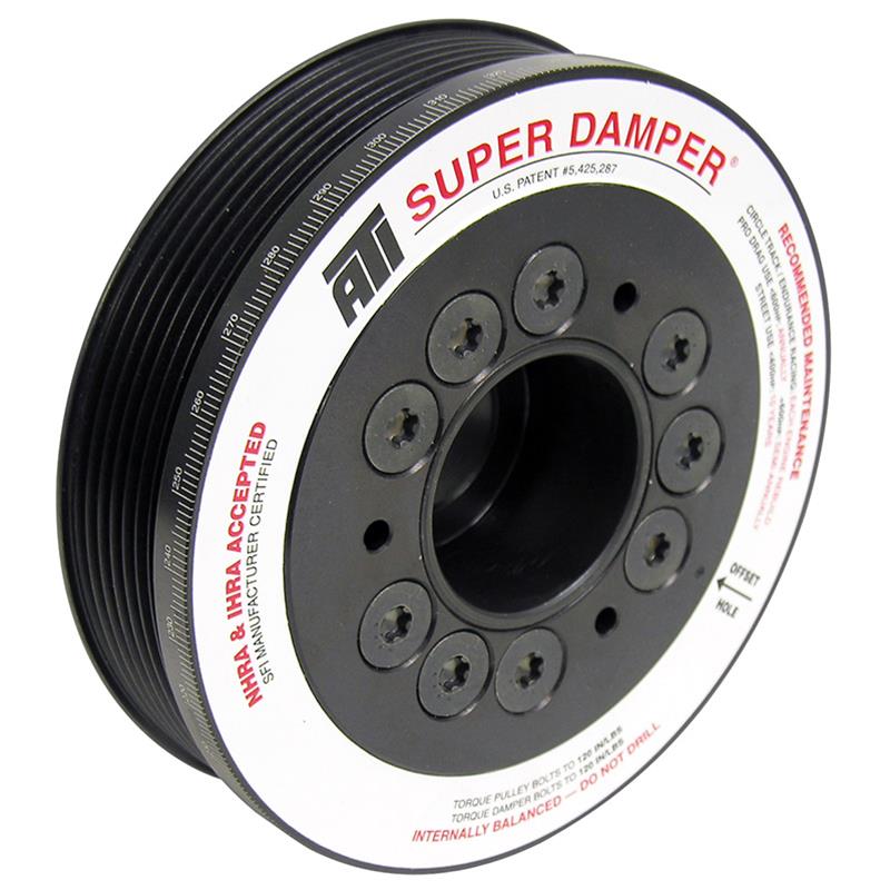 ATI Damper - 7.074 - AL - Nissan GTR - 7 Grv Rear Pulley - OEM Size - 2 Ring