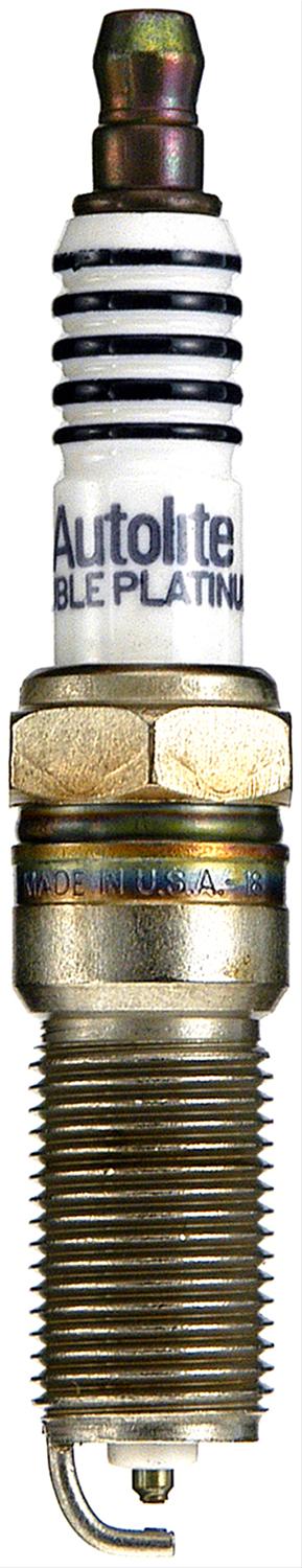 Autolite Double Platinum Spark Plugs PP5263 Plug, Platinum, 14mm Thread, 1.000 in. Reach, Tapered Seat, 16mm Wrench Size, Each