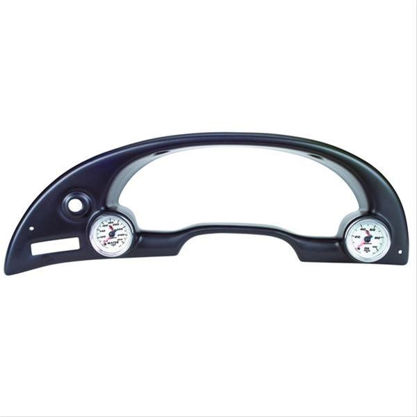 Autometer 94-00 Ford Mustang 52mm Black Dual Instrument Cluster Bezel thumbnail 2