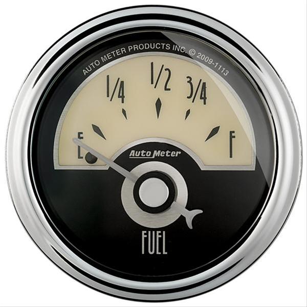 AutoMeter Gauge Fuel Level 2-1/16in. 0 Ohm(e) to 90 Ohm(f) Elec Cruiser Ad