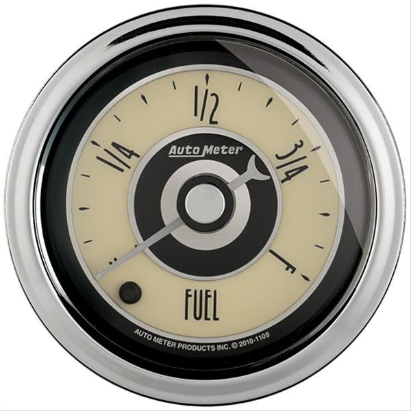 AutoMeter Gauge Fuel Level 2-1/16in. Programmable Cruiser Ad