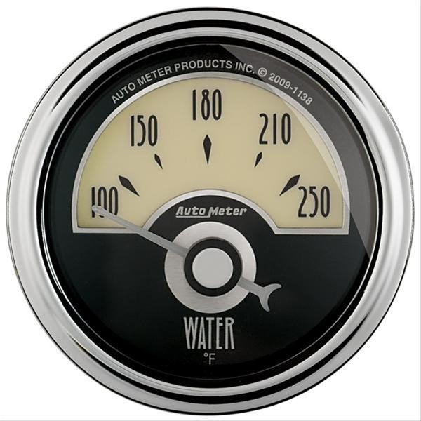 AutoMeter Gauge Water Temp 2-1/16in. 250 Deg. F Elec Cruiser Ad