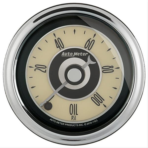 Autometer Cruiser Ad 2-1/16in Full Sweep Electric 0-100 PSI Oil Pressure Gauge