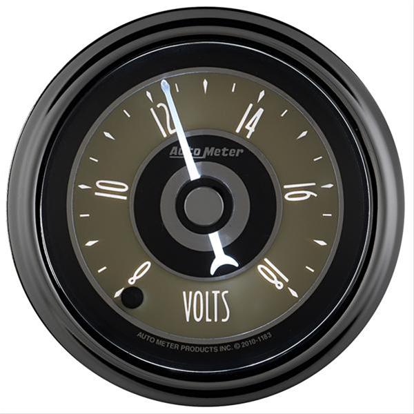AutoMeter Gauge Voltmeter 2-1/16in. 18V Digital Stepper Motor Cruiser Ad thumbnail 2