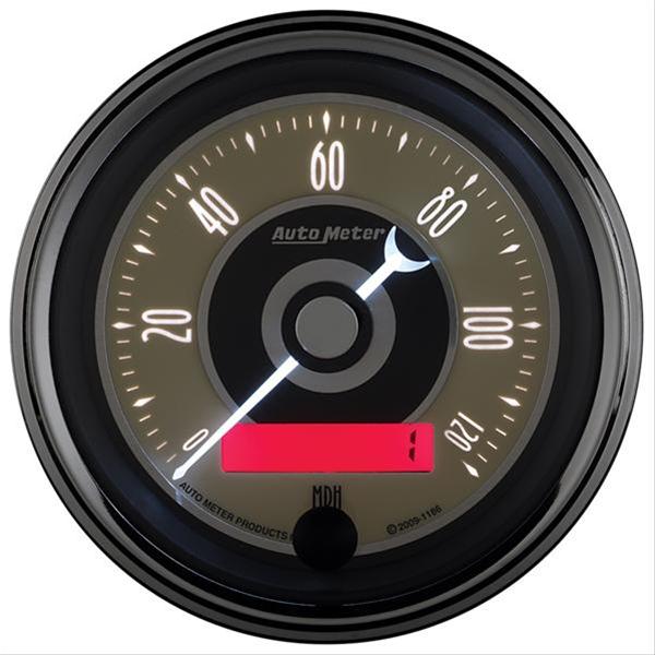 AutoMeter Gauge Speedometer 3-3/8in. 120MPH Elec. Programmable Cruiser Ad thumbnail 2
