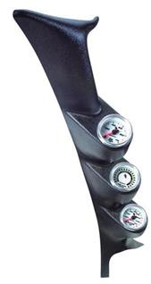 Autometer 87-93 Ford Mustang (Hard Top) 52mm Black Triple Pillar Pod