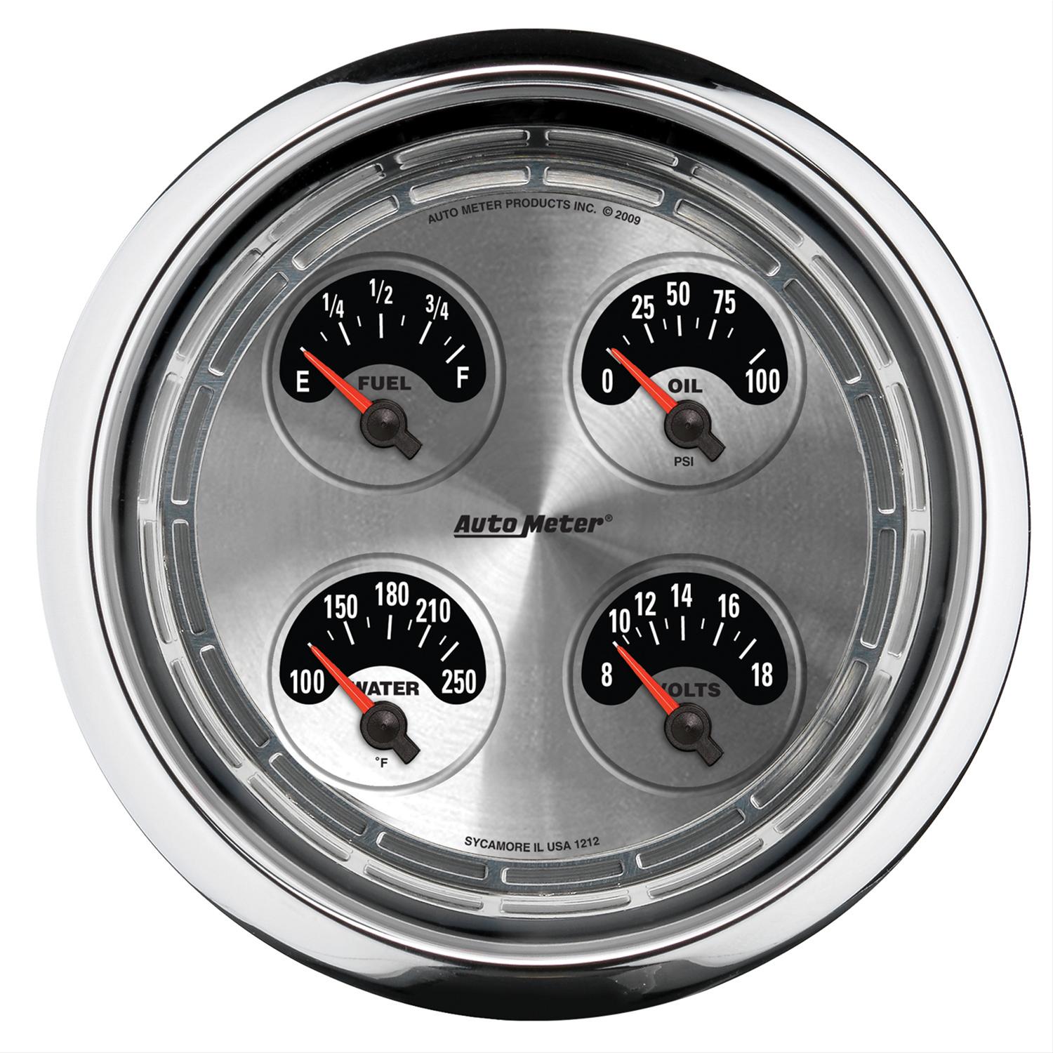 AutoMeter 1212 AutoMeter American Muscle Analog Gauge Kits Summit Racing