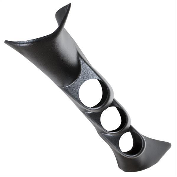AutoMeter Pillar Gauge Pods for 1999-2004 GRAND AM - 12221 Pod, Pillar, Triple, 2 1/16 in., Black, Full Coverage, Pontiac, Each