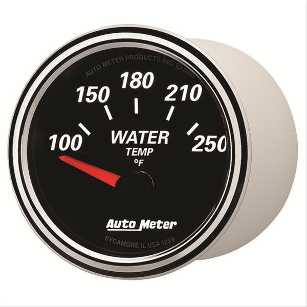 Autometer Designer Black II 52mm 250 Deg F Water Temp Gauge thumbnail 3