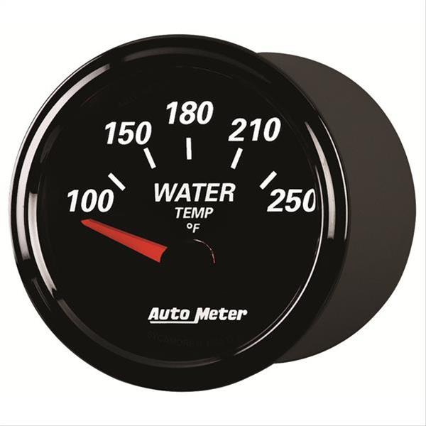 Autometer Designer Black II 52mm 250 Deg F Water Temp Gauge thumbnail 6