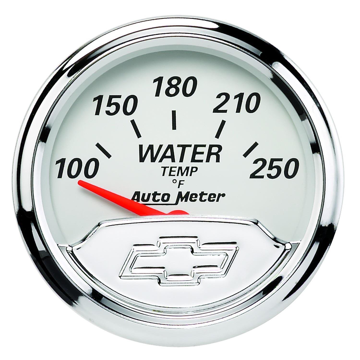 Autometer Arctic White GM 5 Pc Kit Box w/ Elec Speedo, Elec Oil Press, Water Temp, Volt, Fuel Level thumbnail 2