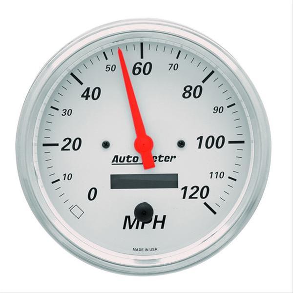 AutoMeter Gauge Kit 2 Pc. Quad & Speedometer 5in. Chevrolet Heritage Bowtie thumbnail 4
