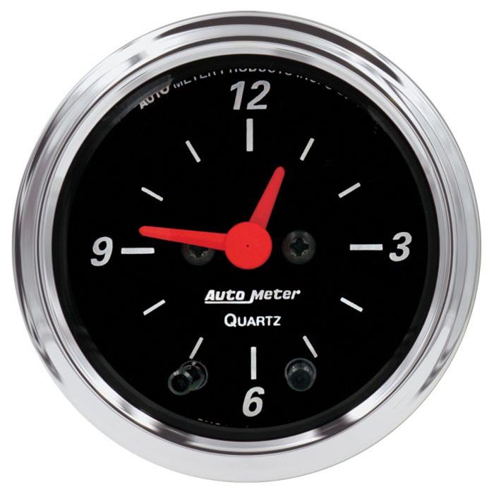 Auto Meter 1484 Designer Black Clock 