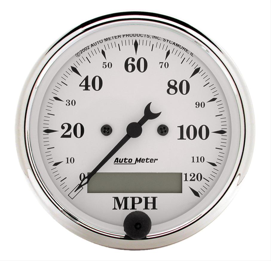 Autometer 3 1/8in 0-190km/h Old Tyme Elec. Programmable Speedometer