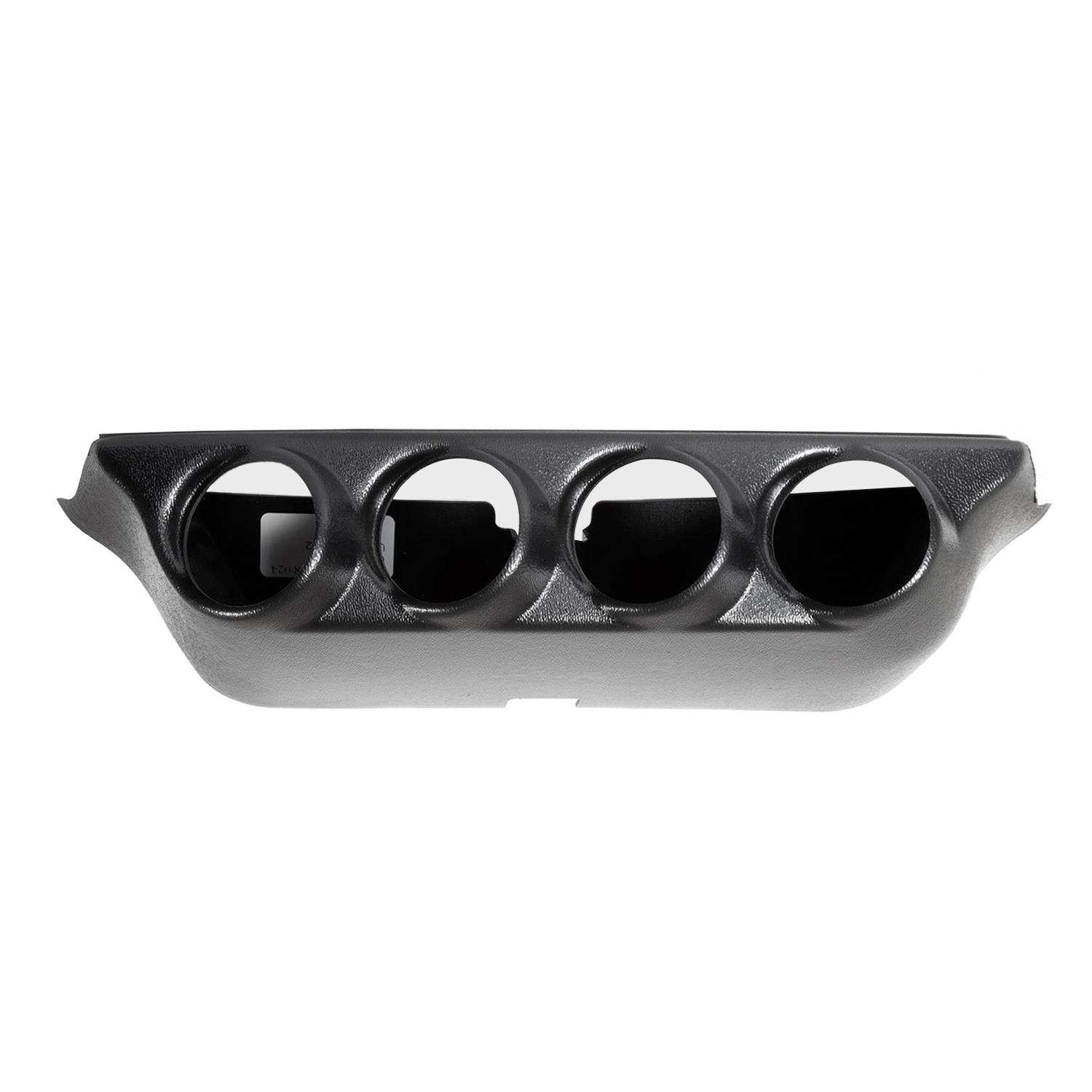 AutoMeter Overhead Console Gauge Pods 18024 Pod, Console, Quad 2 1/16 in., Black ABS, Chevy, GMC, Pickup, Each thumbnail 2