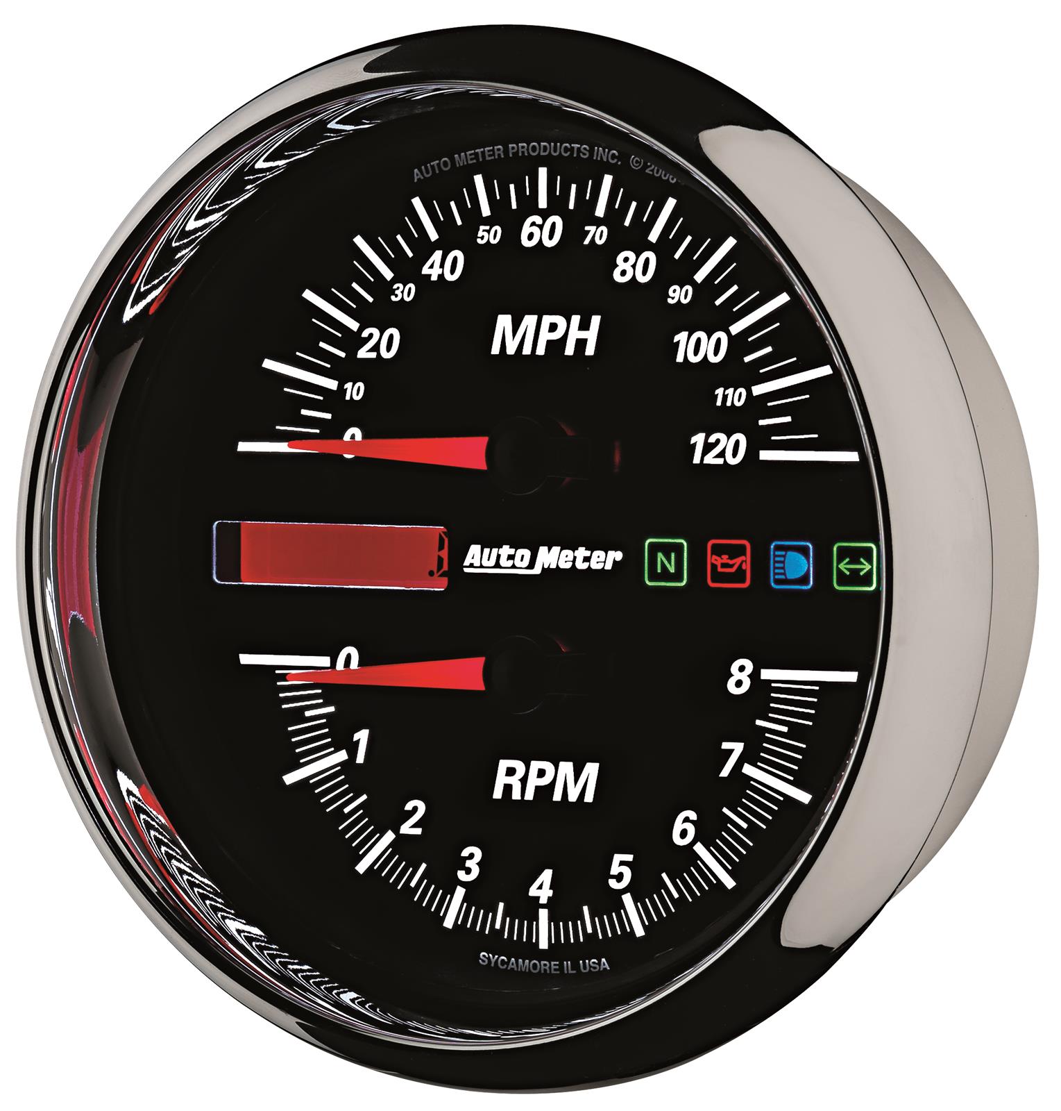AutoMeter 19466 AutoMeter ProCycle Direct Fit Tach/Speedo Combos