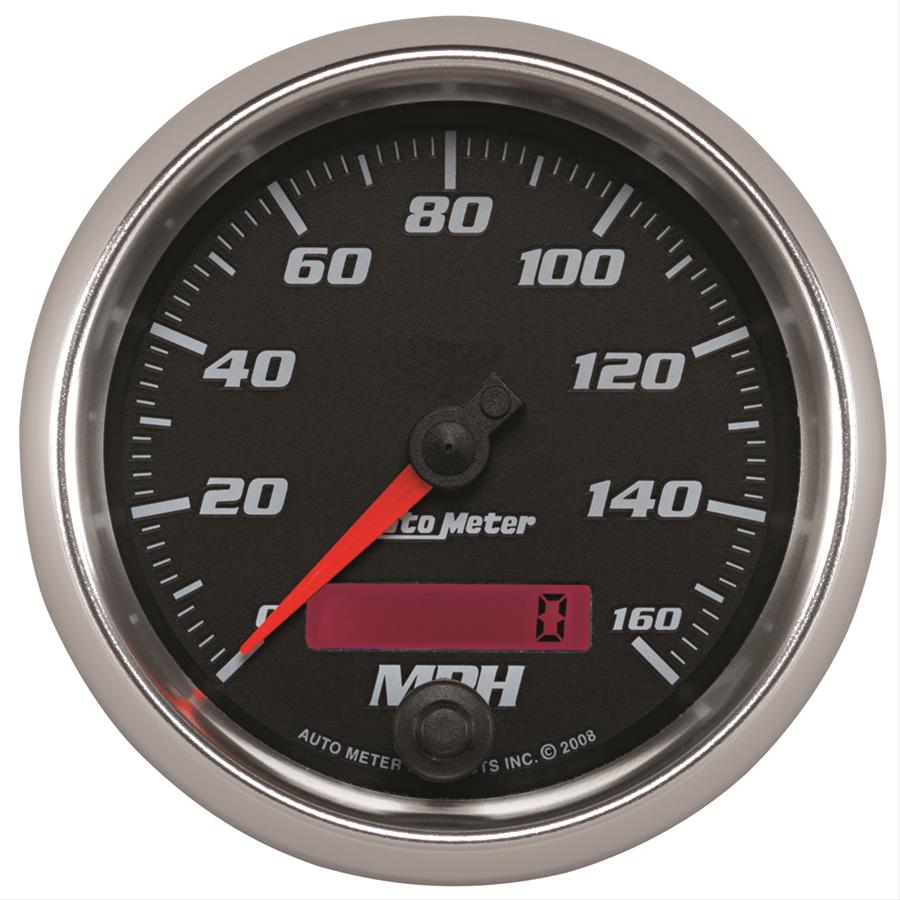 Autometer Pro-Cycle Gauge Speedometer 3 3/8in 160Mph Elec. Programmable Black thumbnail 2