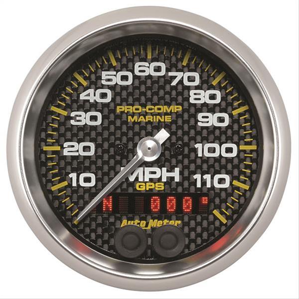 Auto Meter Marine 200637-40 AutoMeter Pro-Comp Marine GPS Speedometers ...