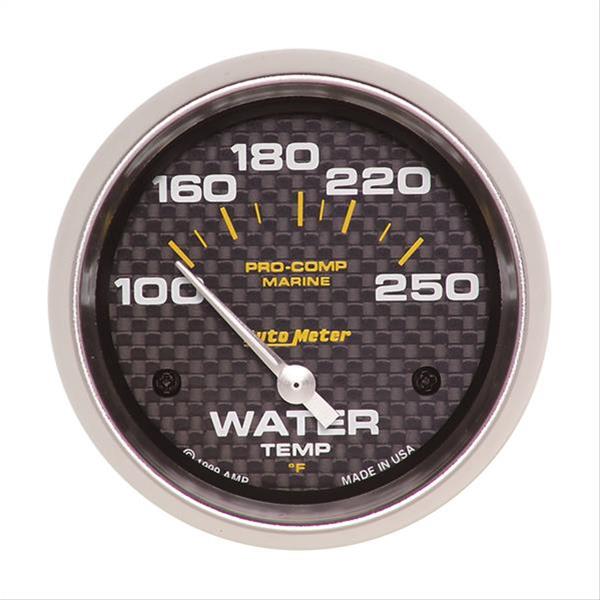 Auto Meter Marine 200763-40 AutoMeter Pro-Comp Marine Carbon Fiber ...