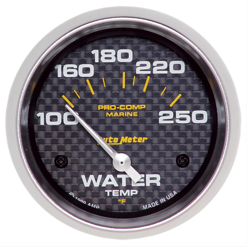 AutoMeter 200763 AutoMeter Marine Analog Gauges Summit Racing