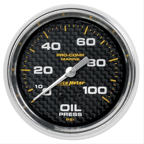 Auto Meter Marine 200777-40 AutoMeter Pro-Comp Marine Carbon Fiber ...