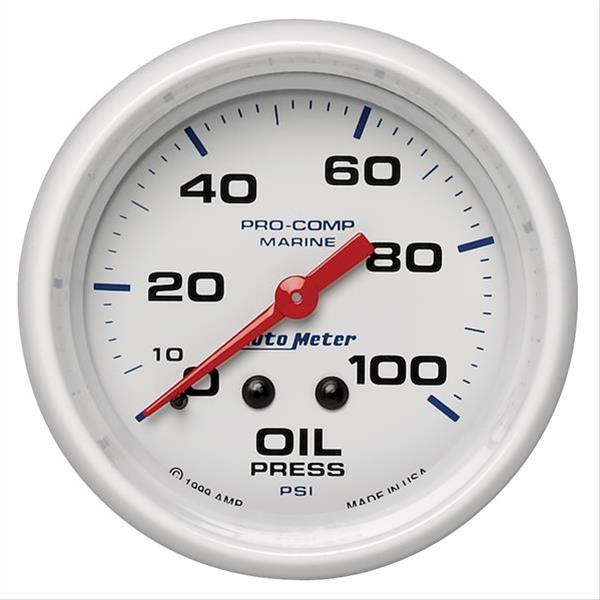 Auto Meter Marine 200777 Autometer Pro-comp Marine Analog Gauges 