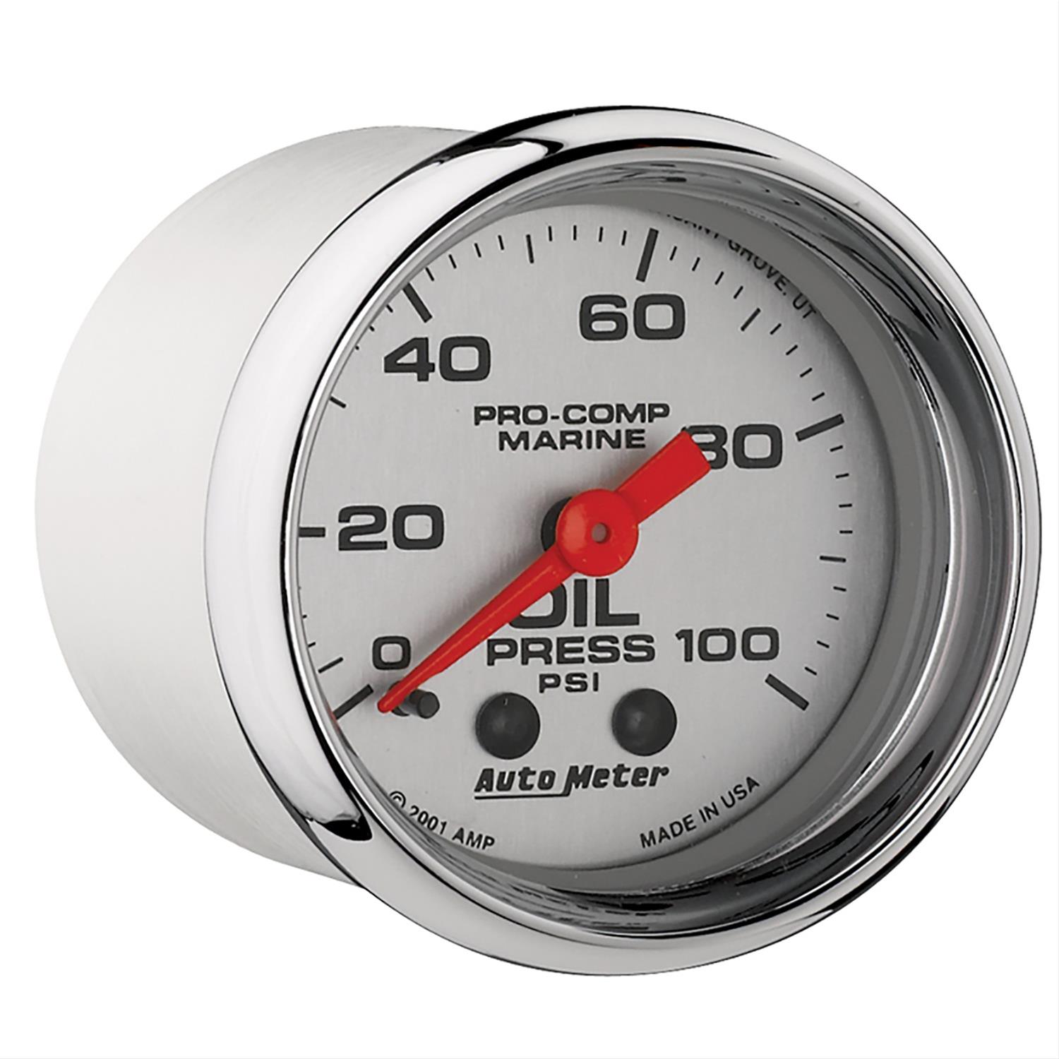 Auto Meter Marine 20079035 AutoMeter Marine Analog Gauges Summit Racing