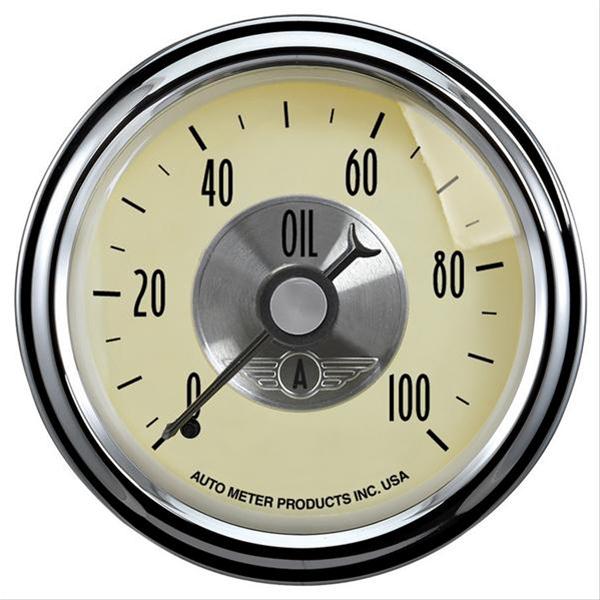 Autometer Prestige Series 52mm 0-100 PSI Mechanical Oil Pressure Gauge