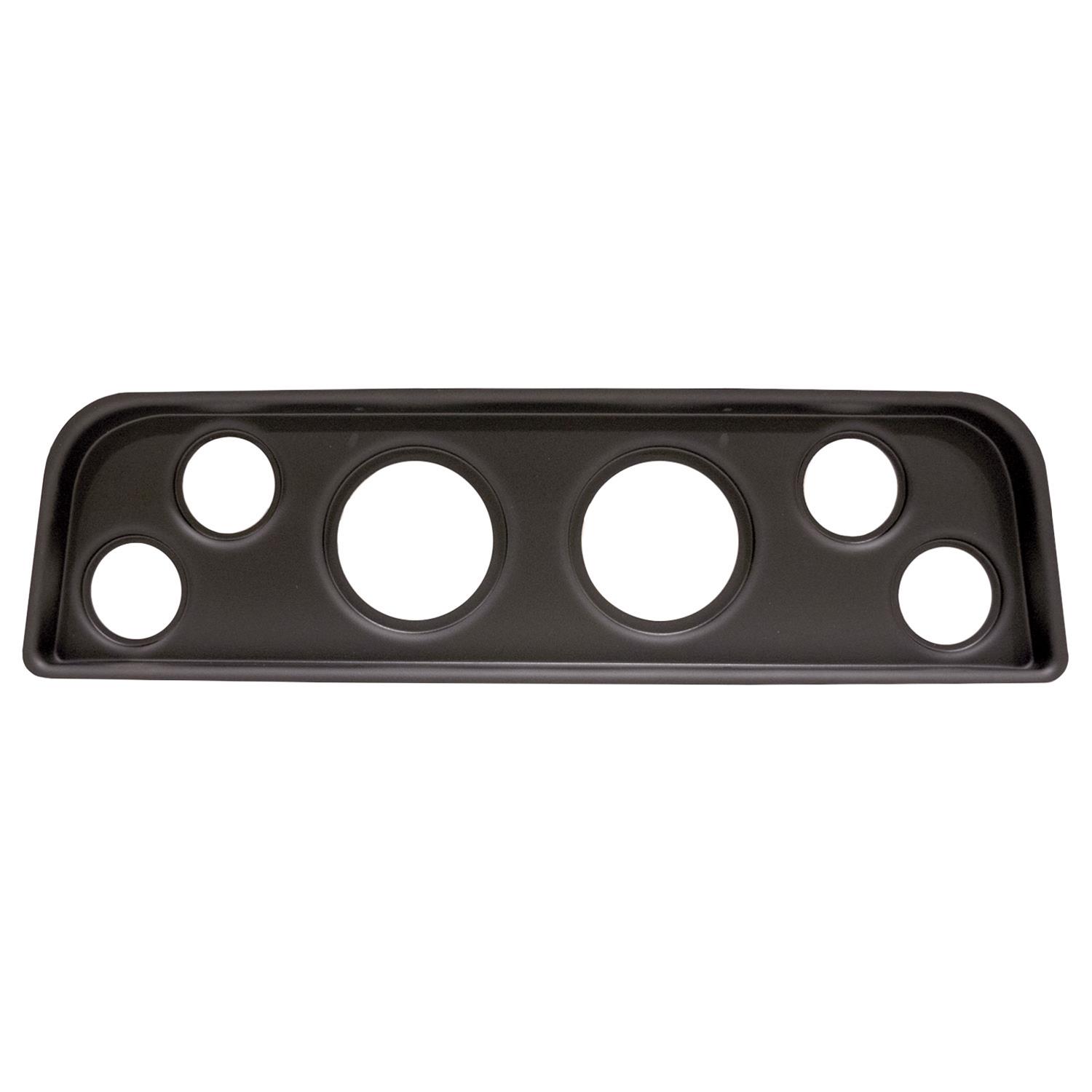 AutoMeter Direct-Fit Dash Gauge Panels 2104 Panel, Direct-Fit, Instrument Cluster, Black, Plastic, Two 3 3/8 in. Holes, Four 2 1/16 in. Holes, GMC, Each