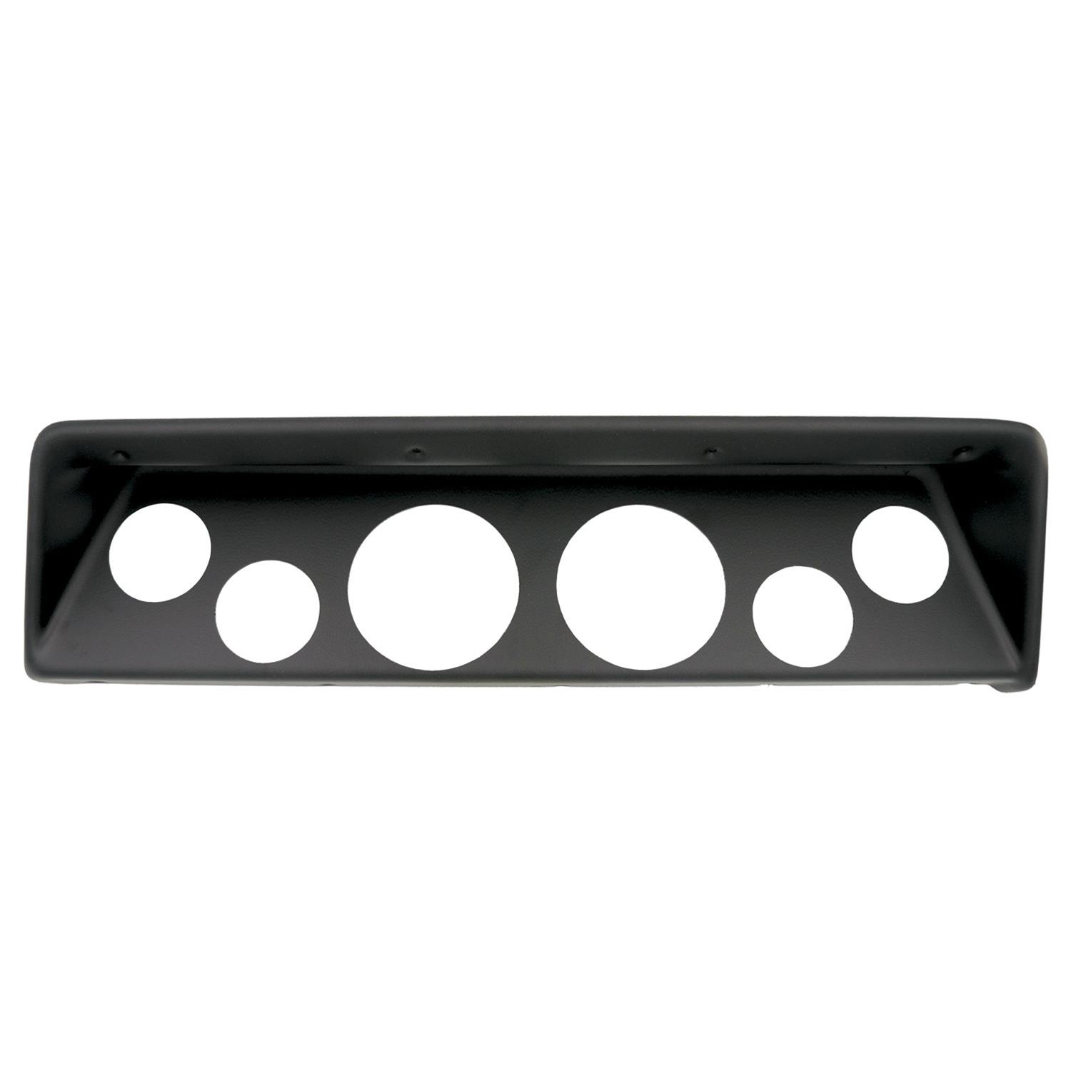 AutoMeter Direct-Fit Dash Gauge Panels for 1969-1988 NOVA - 2112 Panel, Direct-Fit, Instrument Cluster, Black, Plastic, Two 3 3/8 in. Holes, Four 2 1/16 in. Holes, Chevrolet, Each