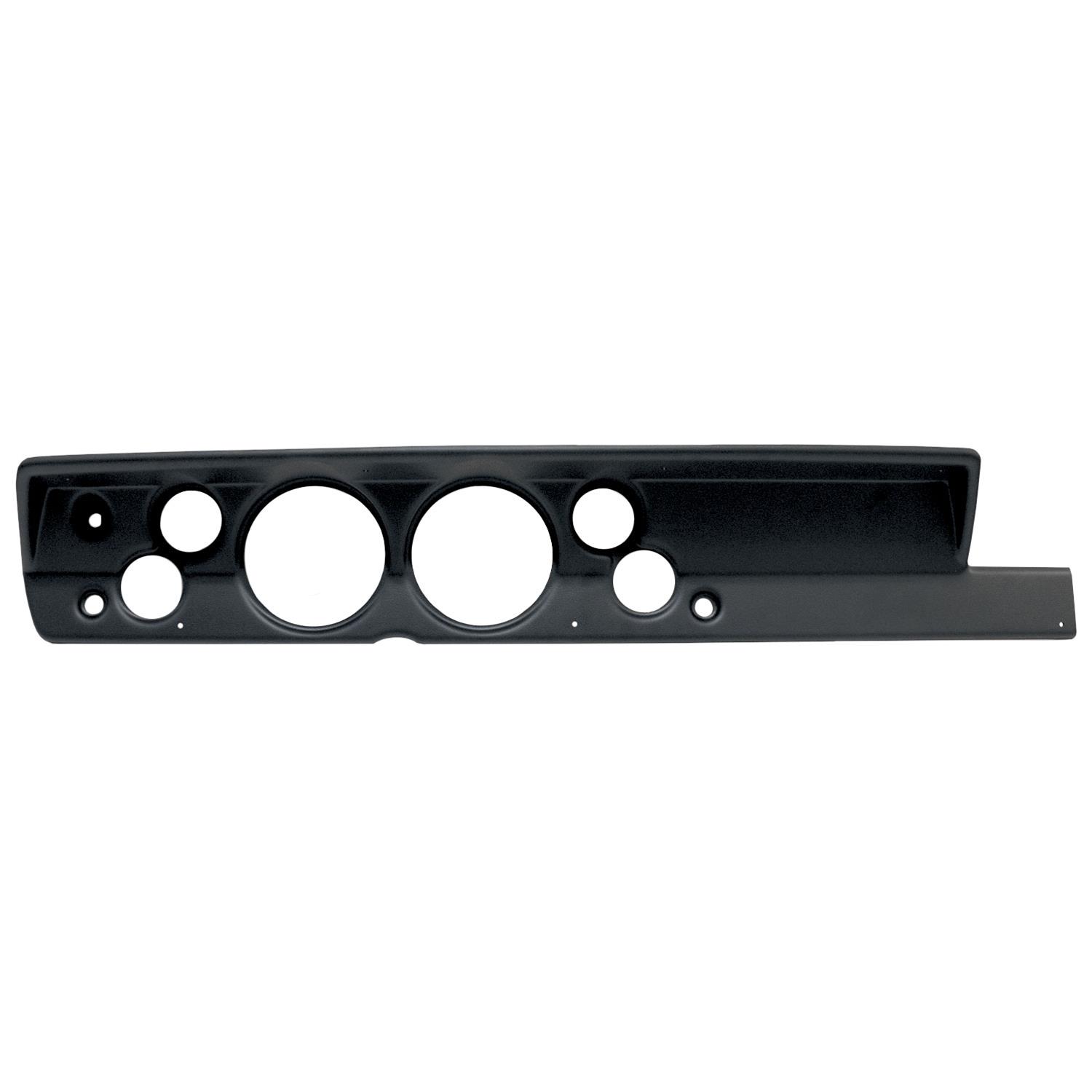 AutoMeter Direct-Fit Dash Gauge Panels for 1967-1969 BARRACUDA - 2117 Panel, Direct-Fit, Instrument Cluster, Black, Plastic, Two 5 in. Holes, Four 2 1/16 in. Holes, Plymouth, Each