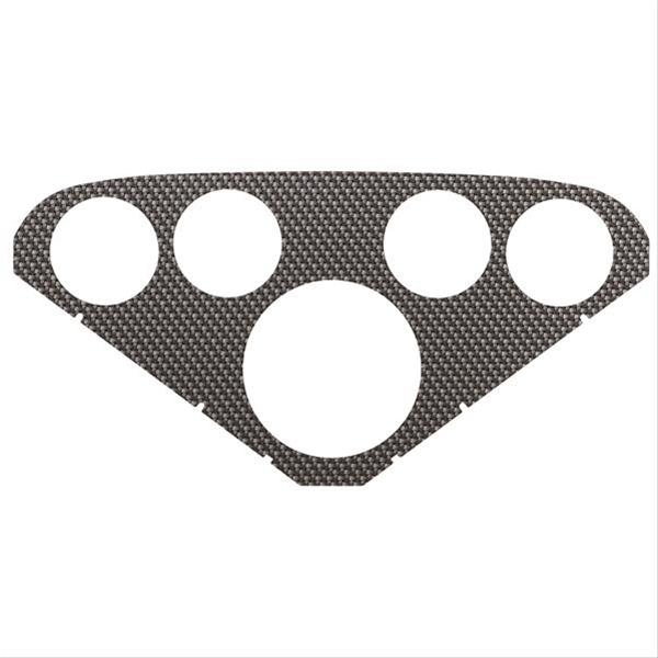AutoMeter Faceplate For PN 2208 Optional Silver Carbon Look