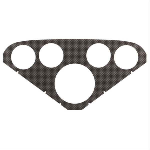 AutoMeter Gauge Faceplates 2125 Bezel, Plastic, Carbon Fiber Look, for 2208 Panel, Chevrolet, Truck, Each