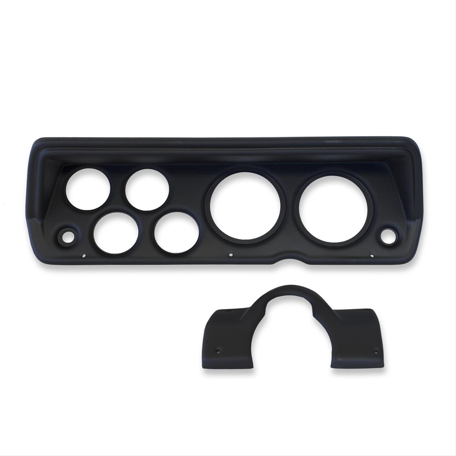 Autometer 70-76 Dodge Duster/Demon/Dart Gauge Mount (Fits Two 3-3/8in / Four 2-1/16in Gauges)