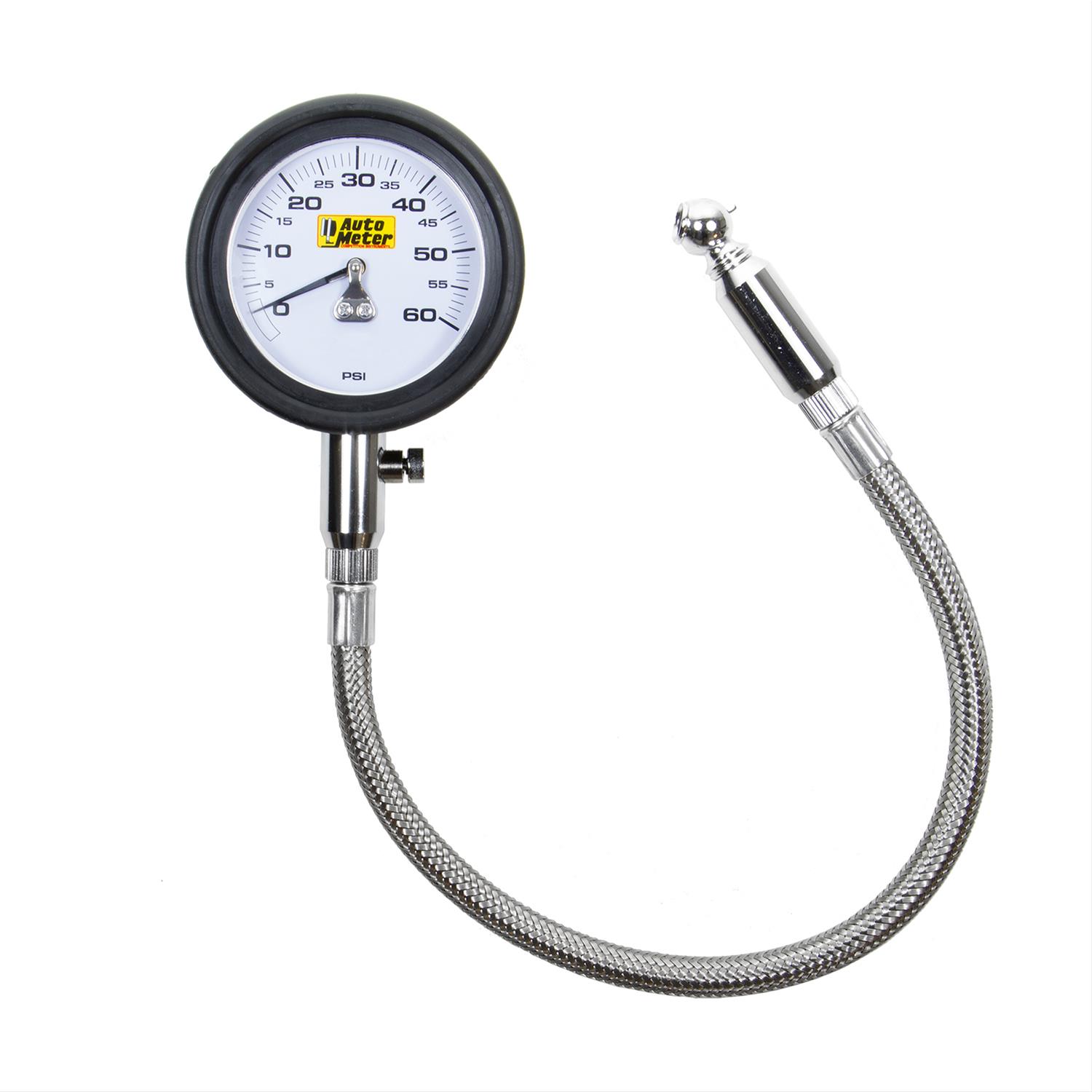 Autometer NASCAR Performance 60PSI Lo-Pressure Tire Pressure Gauge thumbnail 4
