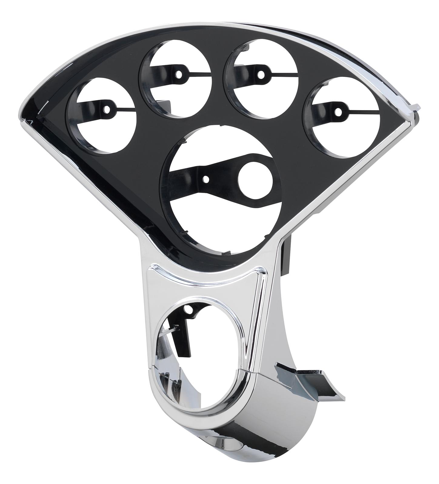 Autometer 55-56 Chevy Cars 5-Gauge Dash Panel (Fits One 3-3/8in Tach & Four 2-1/16in Gauges) thumbnail 3