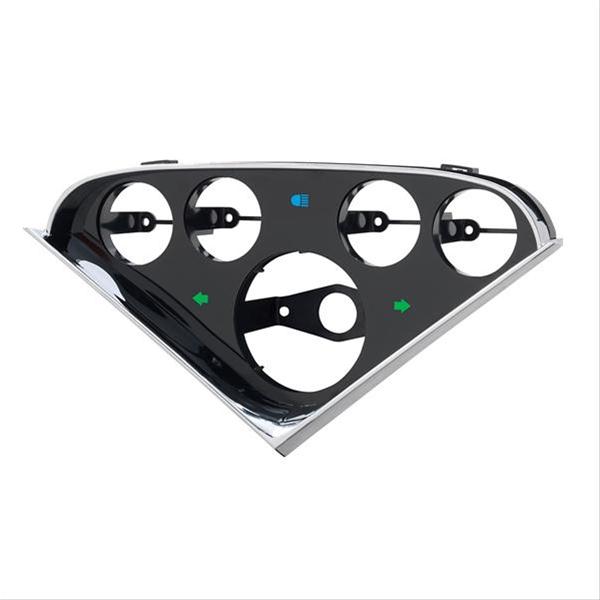 Autometer 55-59 Chevy Trucks 5-Gauge Dash Panel (Fits one 3-3/8in Tach/Speedo four 2-1/16in Gauges) thumbnail 2