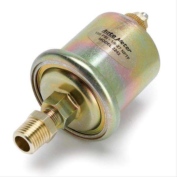Autometer Oil Pressure Sensor 0-80PSI 1/8in NPT Male For Short Sweet Elec.