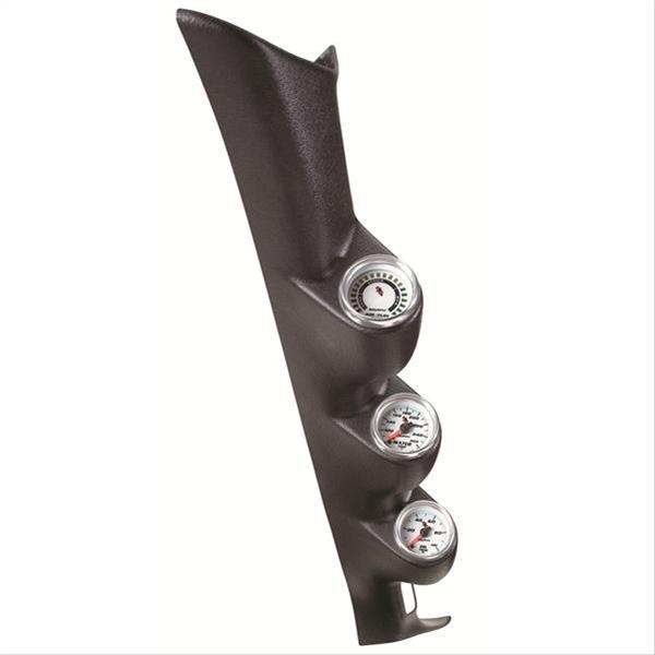 Autometer 00-04 Mitsubishi Eclipse Black Triple 52mm Pillar Pod